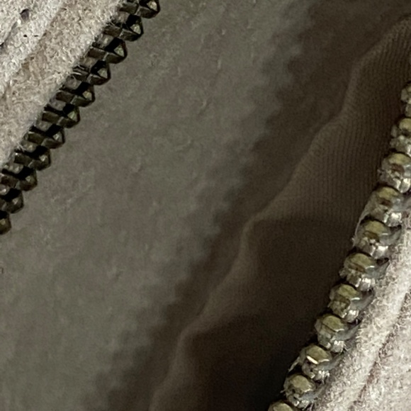 BLANKNYC Tan Suede Leather Fawn Skirt Short Button Front Pockets Women’s Size 25 - Picture 4 of 12